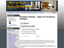 Tablet Screenshot of fireplace-design.org